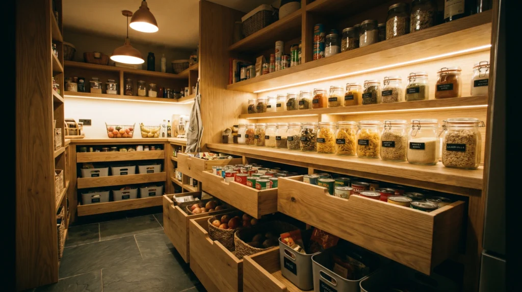 Pull-Out Drawers for Easy Access