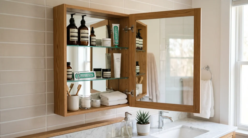 Mirror Cabinets That Double as Storage