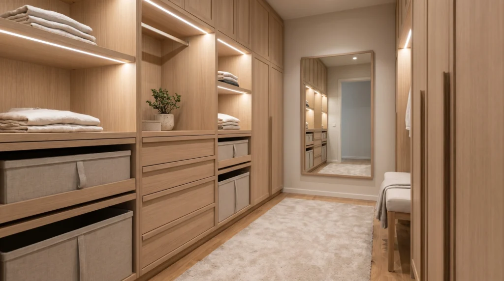 Hidden Storage for a Clean Finish