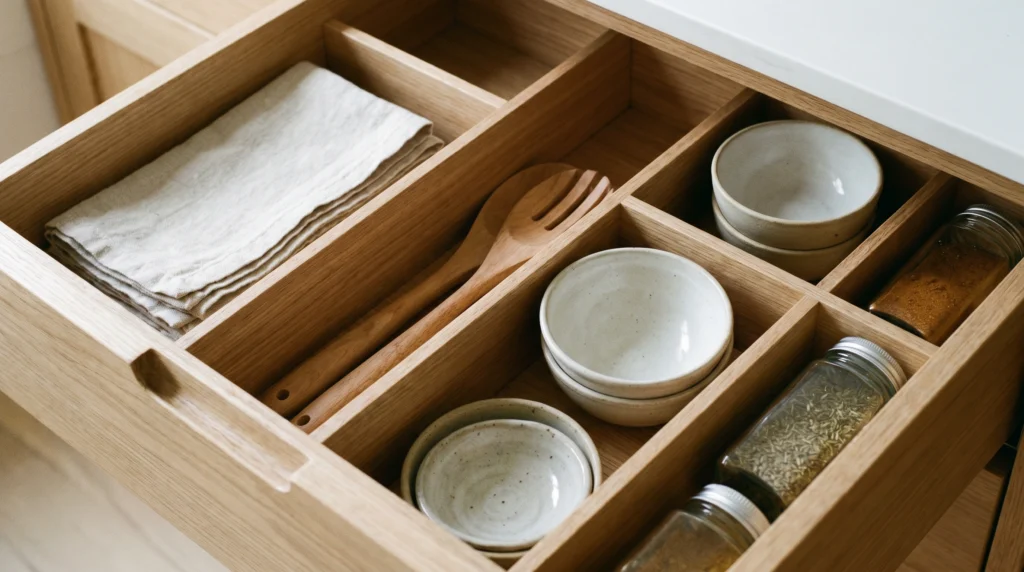Minimal Drawer Dividers for Hidden Order