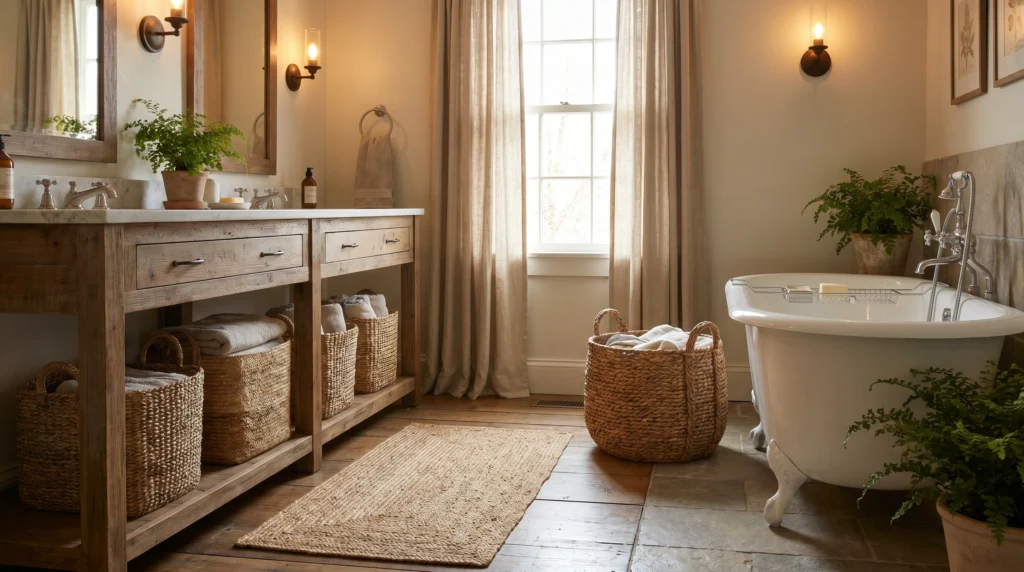 Woven Baskets for Storage and Texture