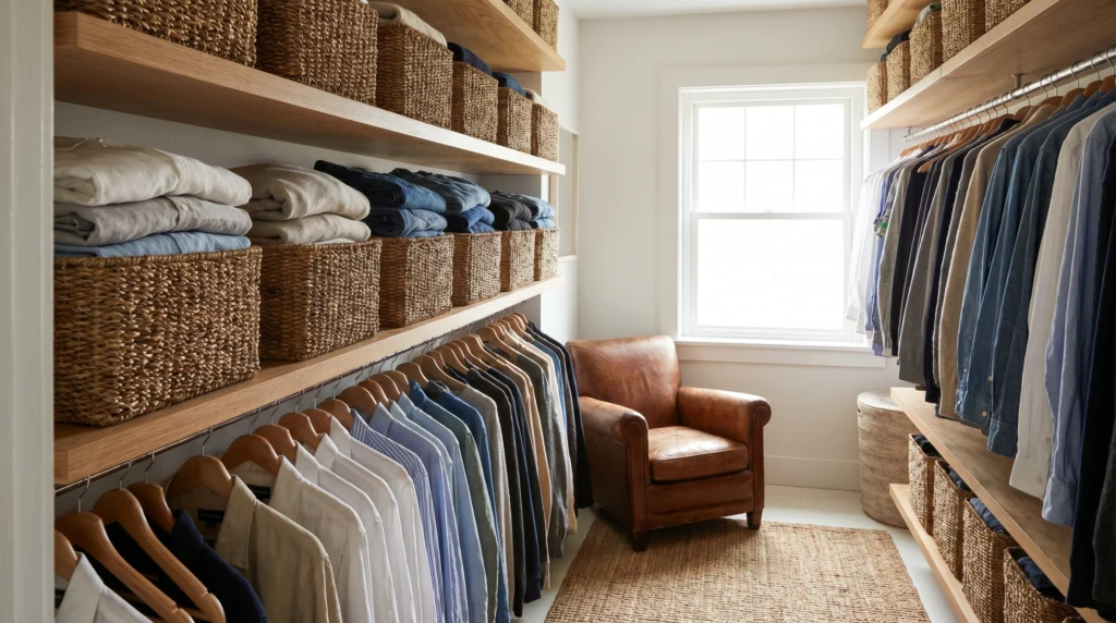 Under-Shelf Baskets for Hidden Layers