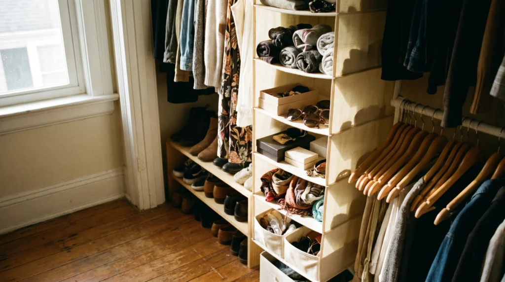 Hanging Organizer from Canvas or Fabric