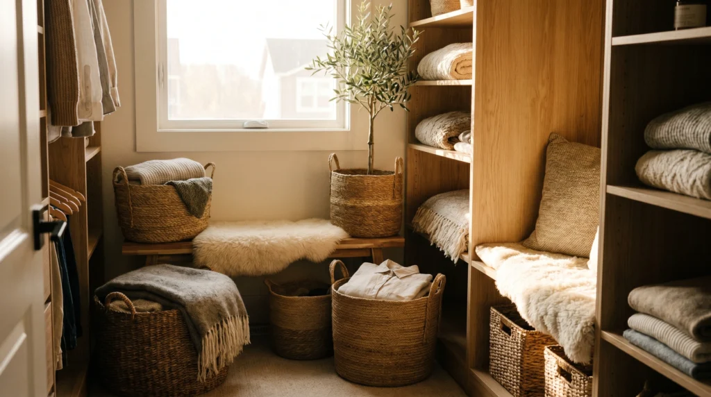 Woven Baskets for Subtle Texture