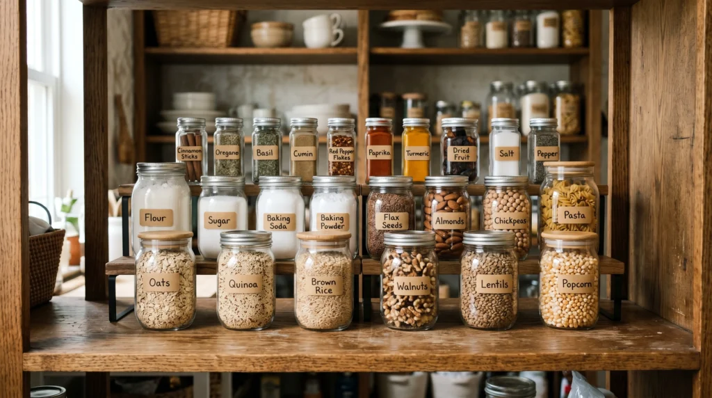 Tiered Shelving for Simple Visibility