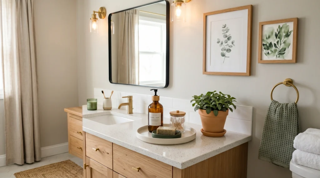 Minimal Green Decor for Subtle Styling