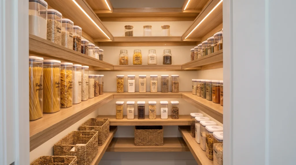 Slim Containers for Narrow Shelves