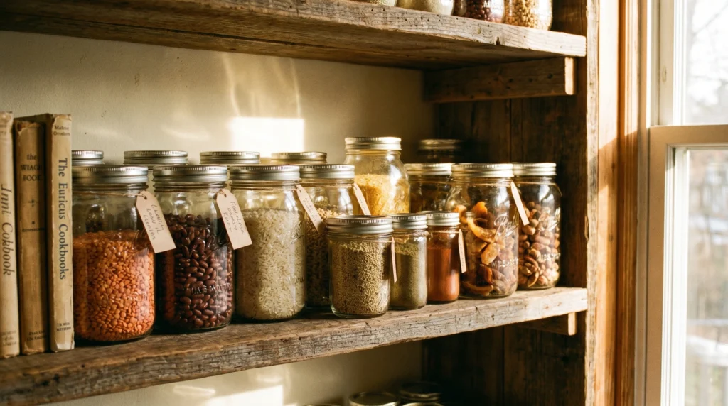 Mason Jars for Small Essentials