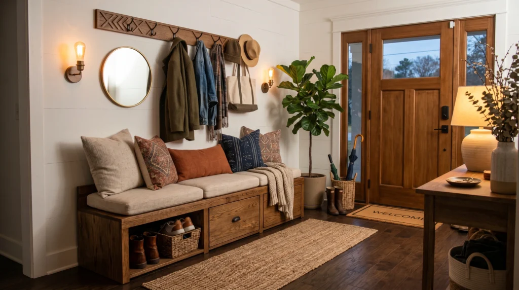 Storage Benches for Entryways and Bedrooms