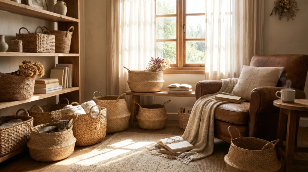 Woven Baskets for Soft Organization