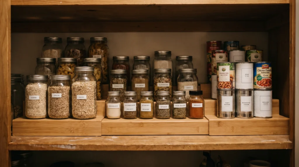 Use Tiered Shelves for Better Visibility