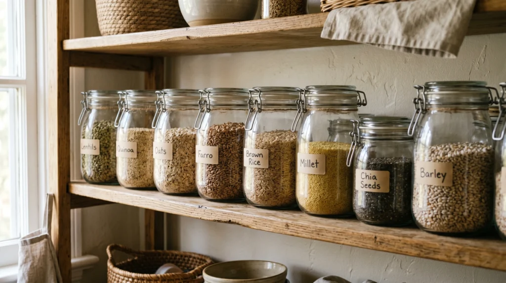 Glass Jars for a Refined Look