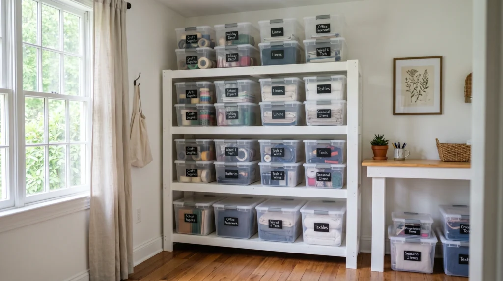 Clear Storage for Easy Visibility