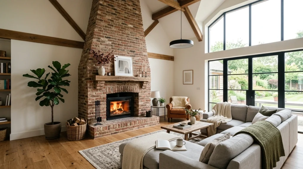 Floor-to-Ceiling Brick Drama