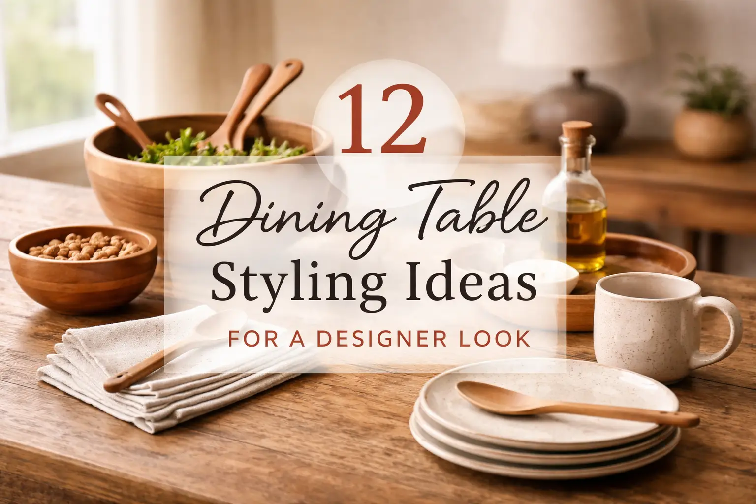 12 Dining Table Styling Ideas for a Designer Look