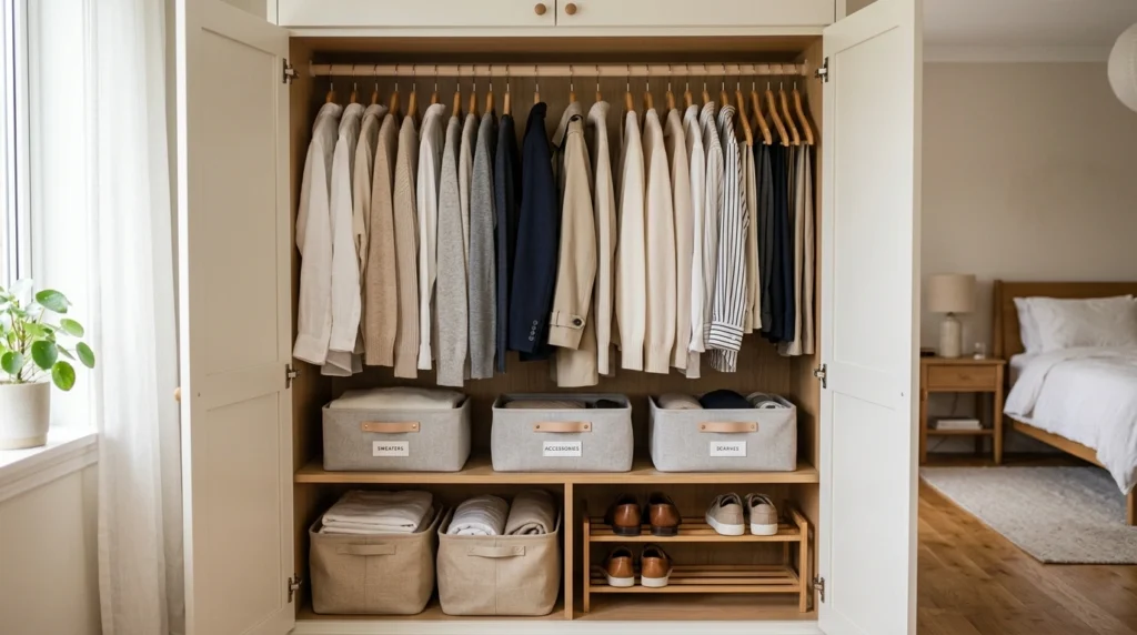 Simplify Your Wardrobe Display