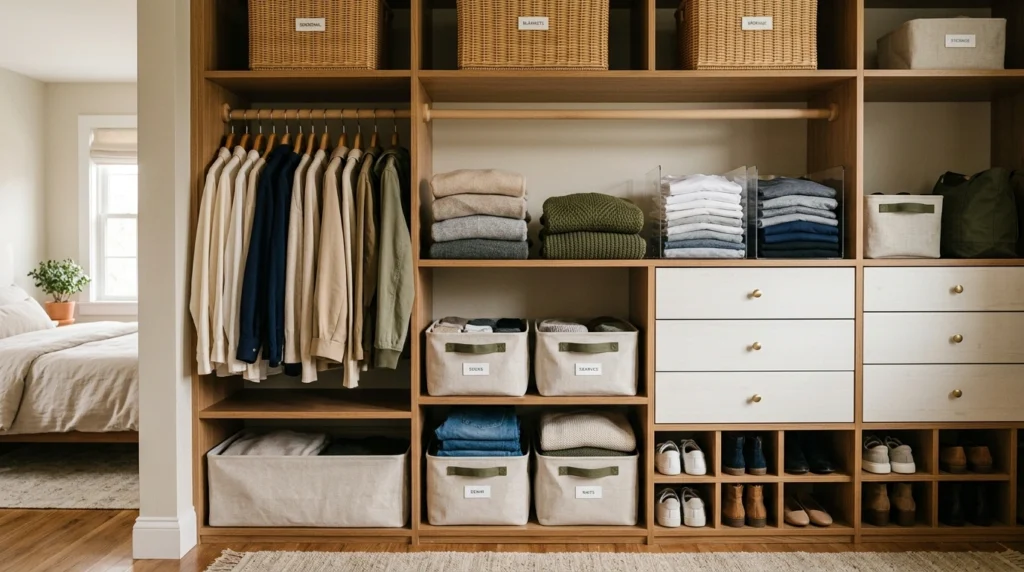 Closet Zones That Keep Everything Organized
