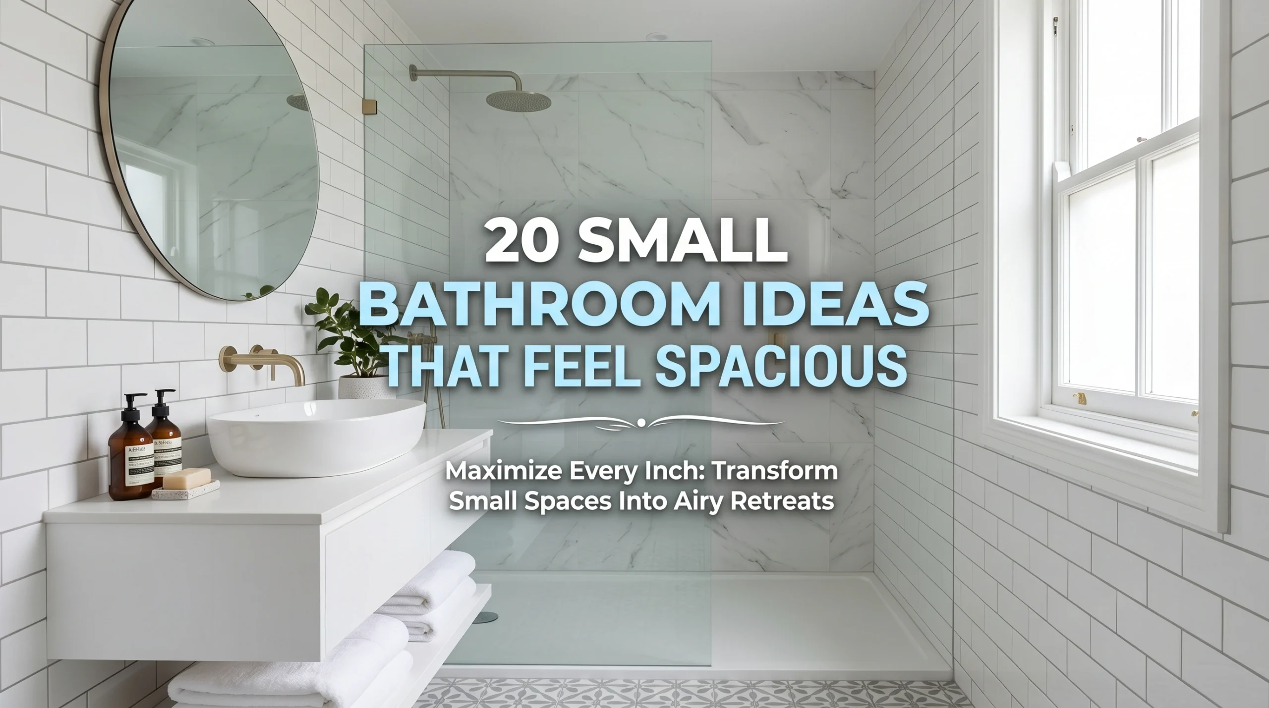 20 Small Bathroom Ideas That Feel Spacious