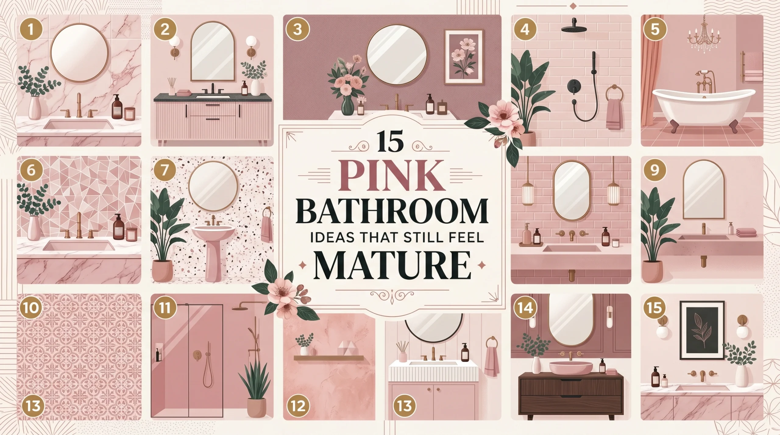 Pink Bathroom Ideas