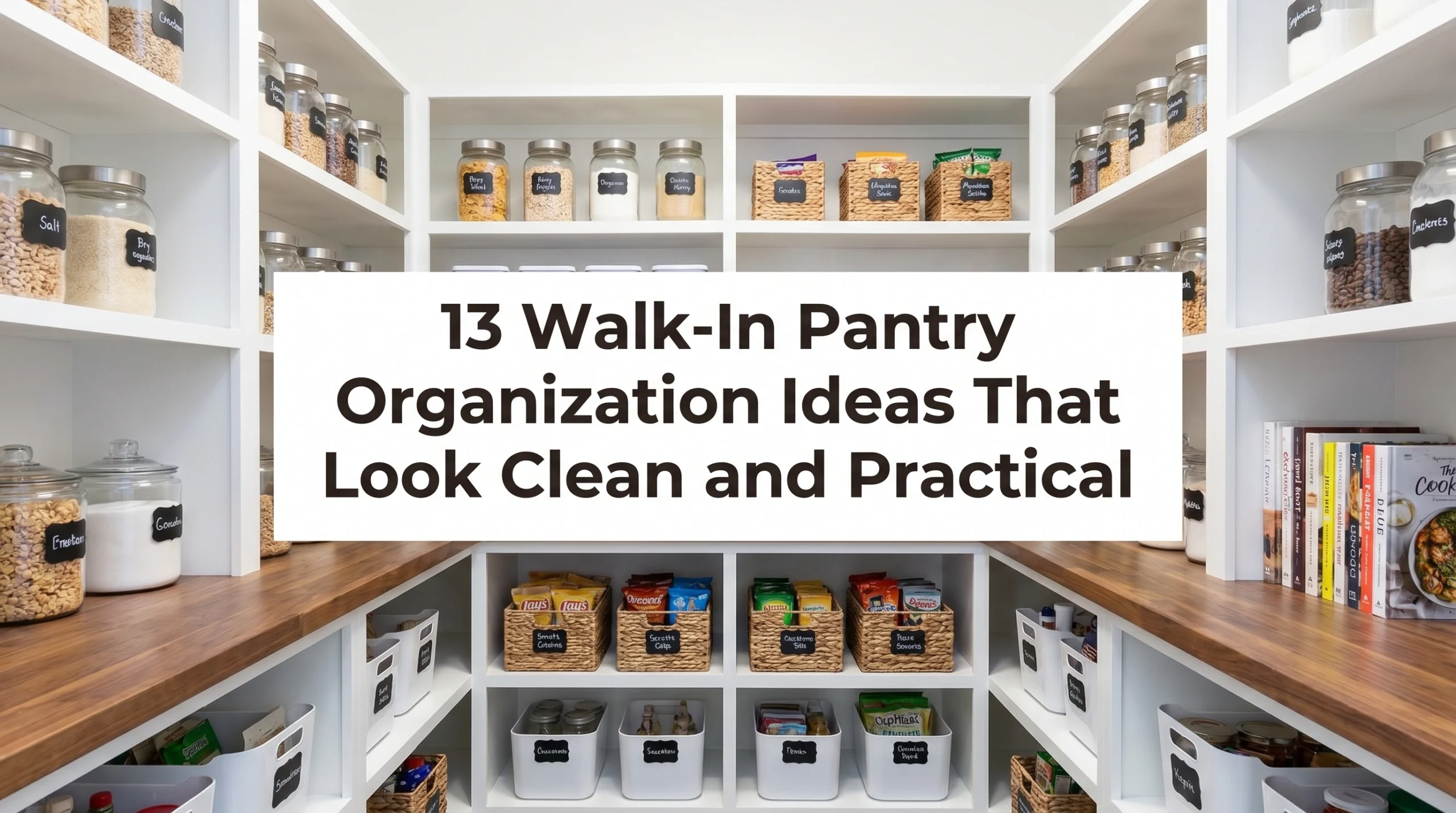 Walk-In Pantry Organization Ideas