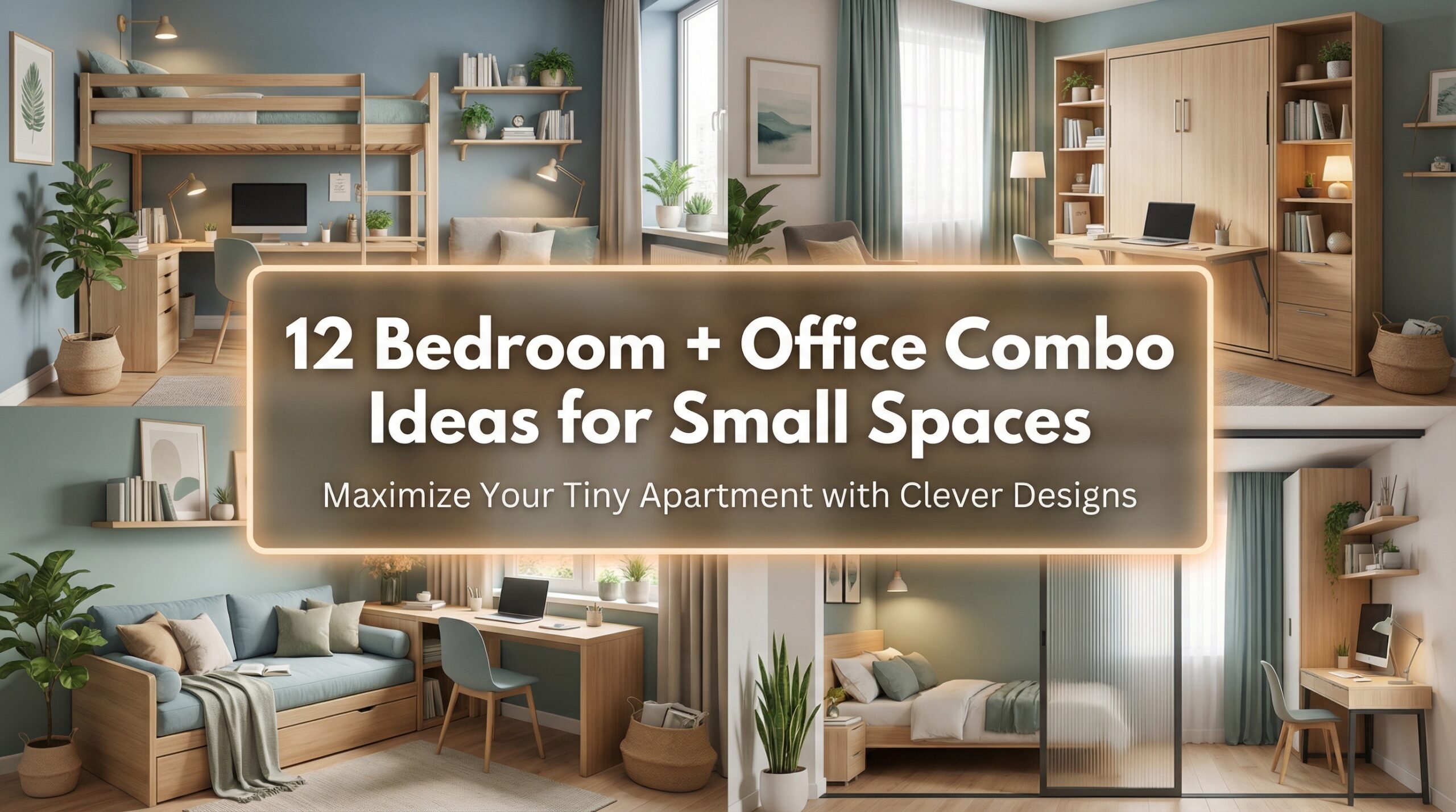 Bedroom + Office Combo Ideas