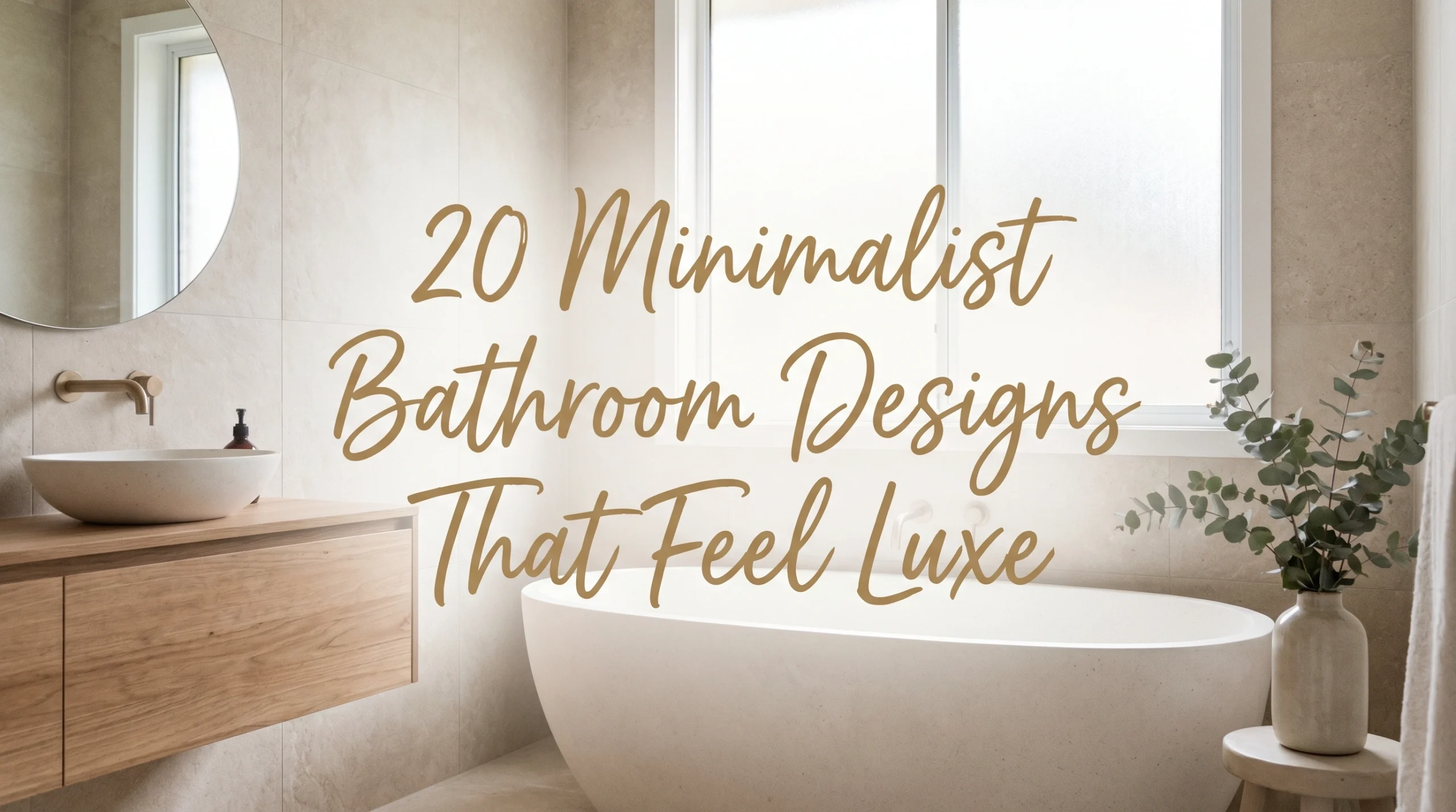 Minimalist Bathroom Designs