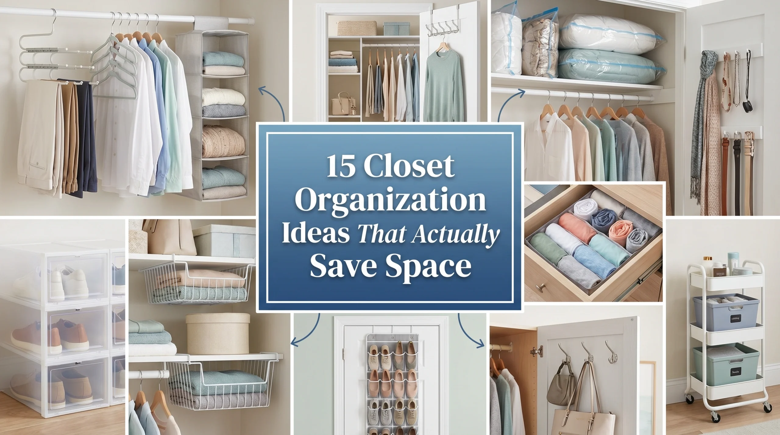 15 Closet Organization Ideas That Actually Save Space