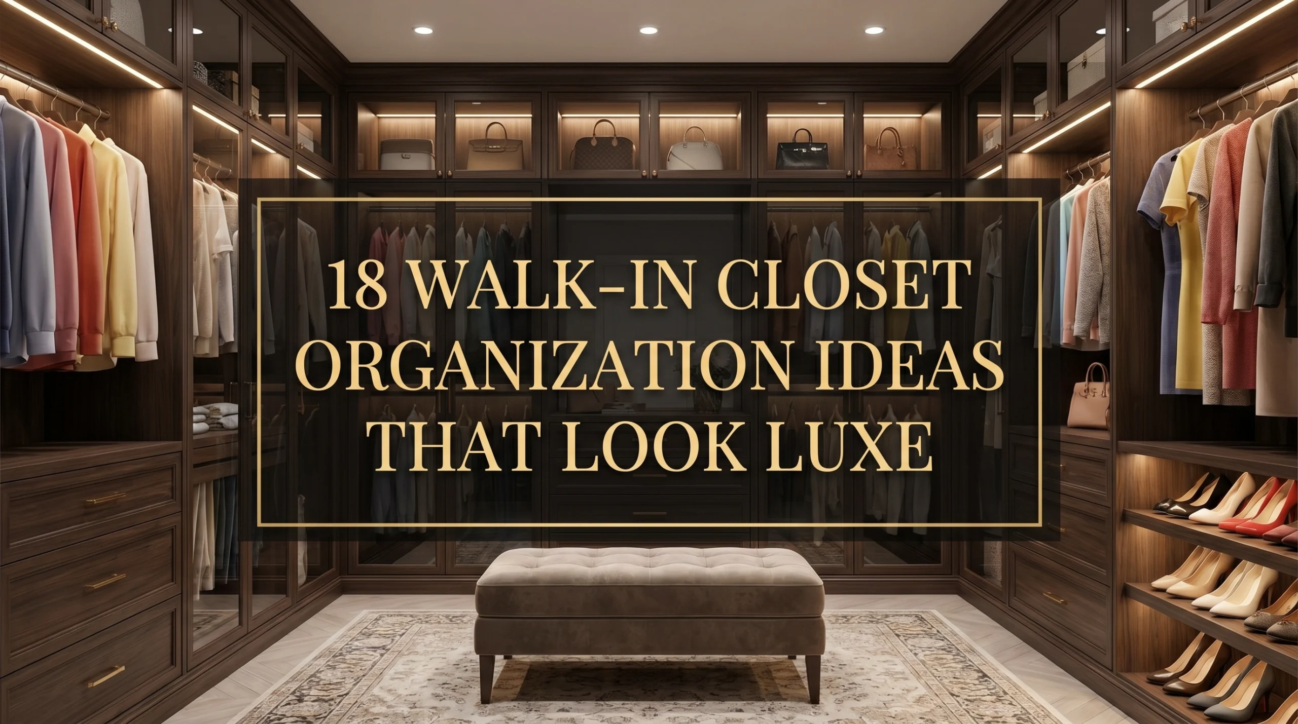Walk-In Closet Organization