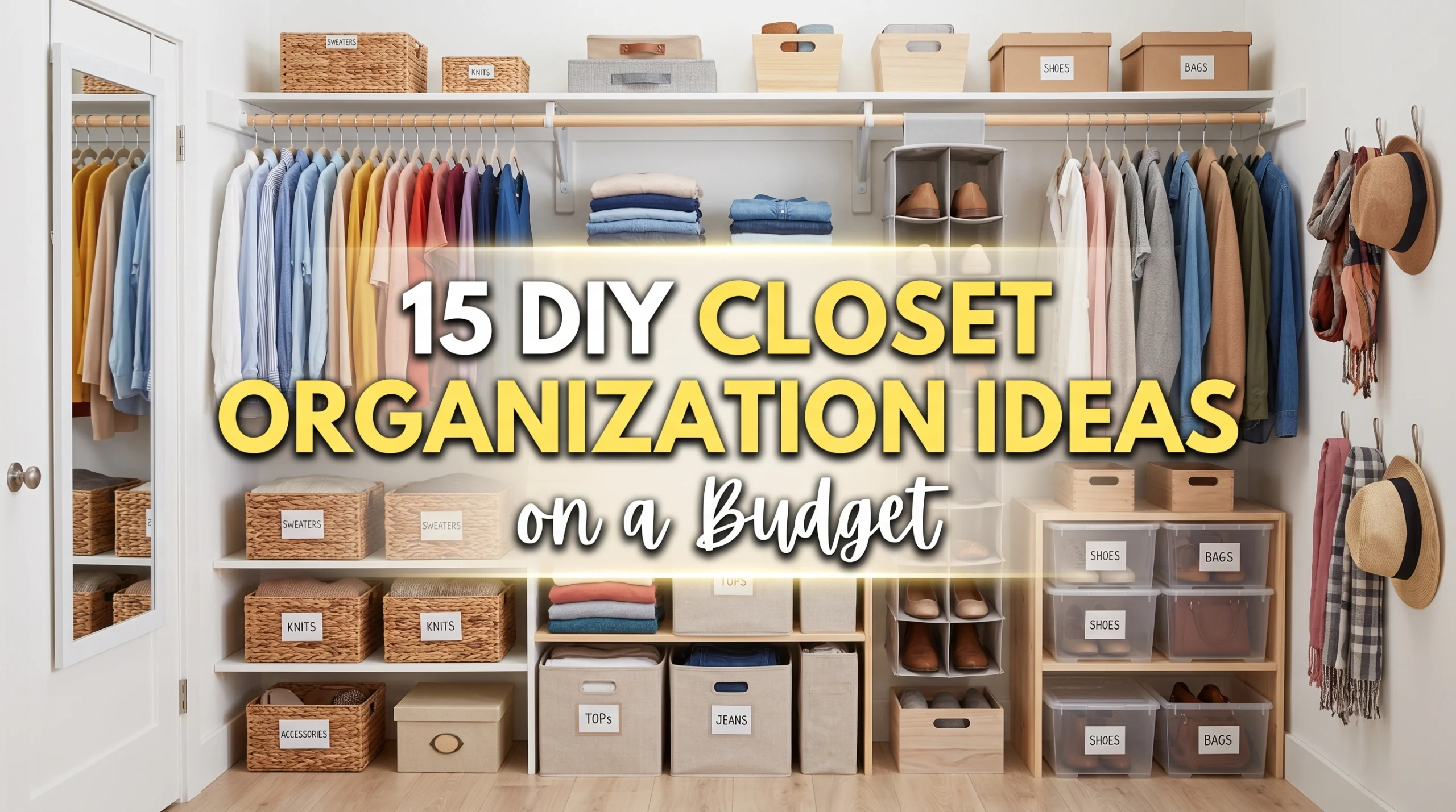 DIY Closet Organization Ideas