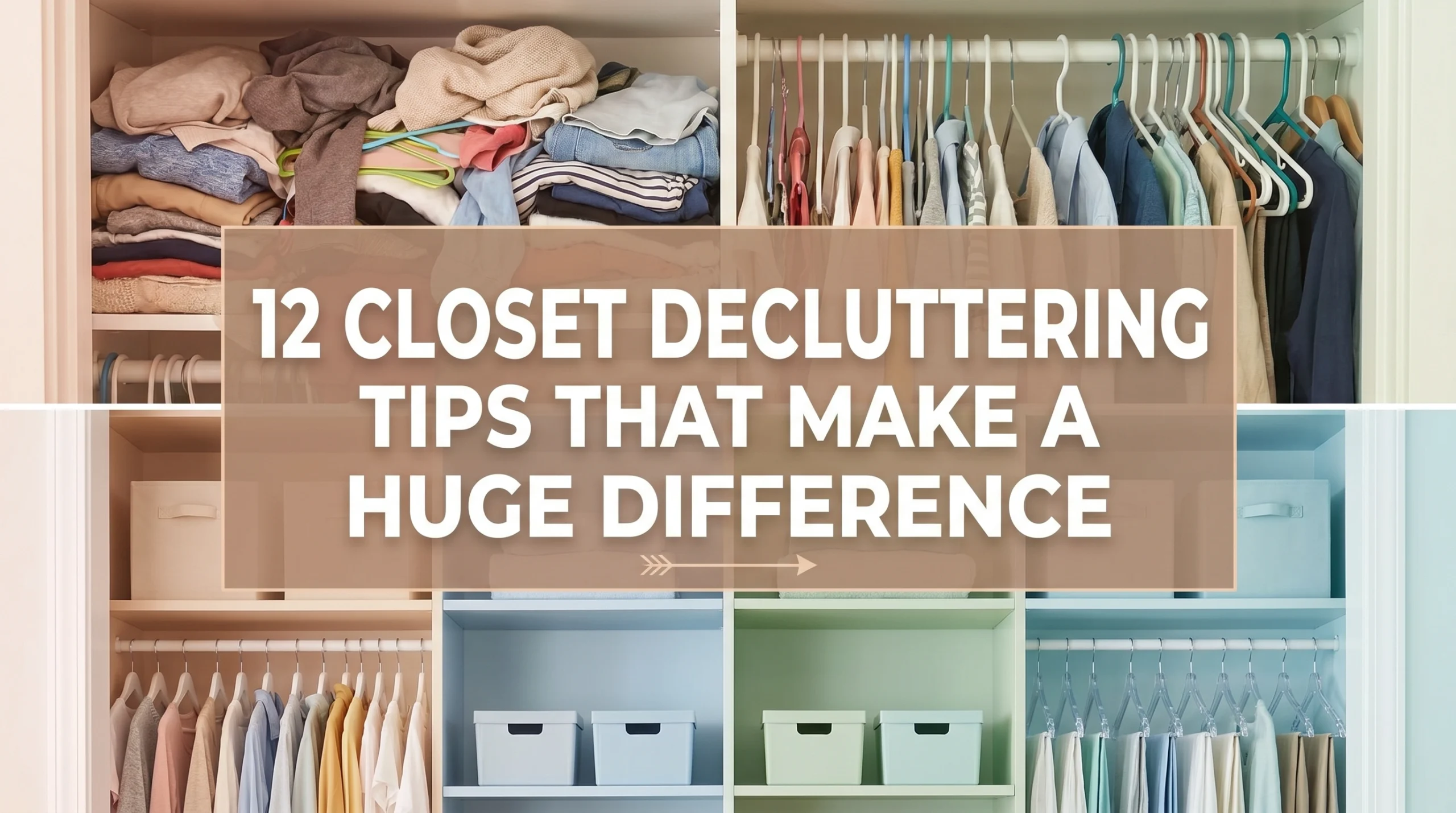 Closet Decluttering Tips