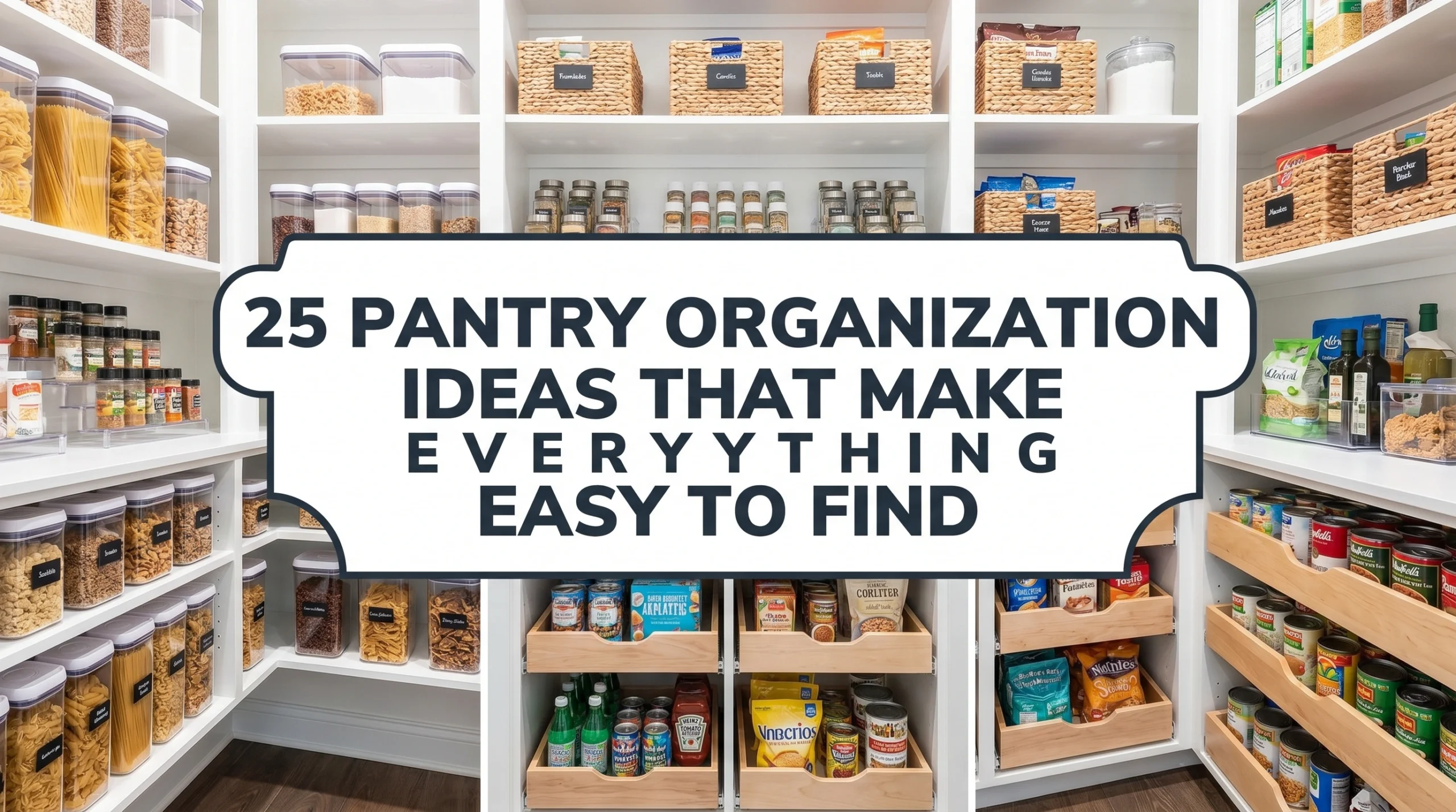 Pantry Organization Ideas