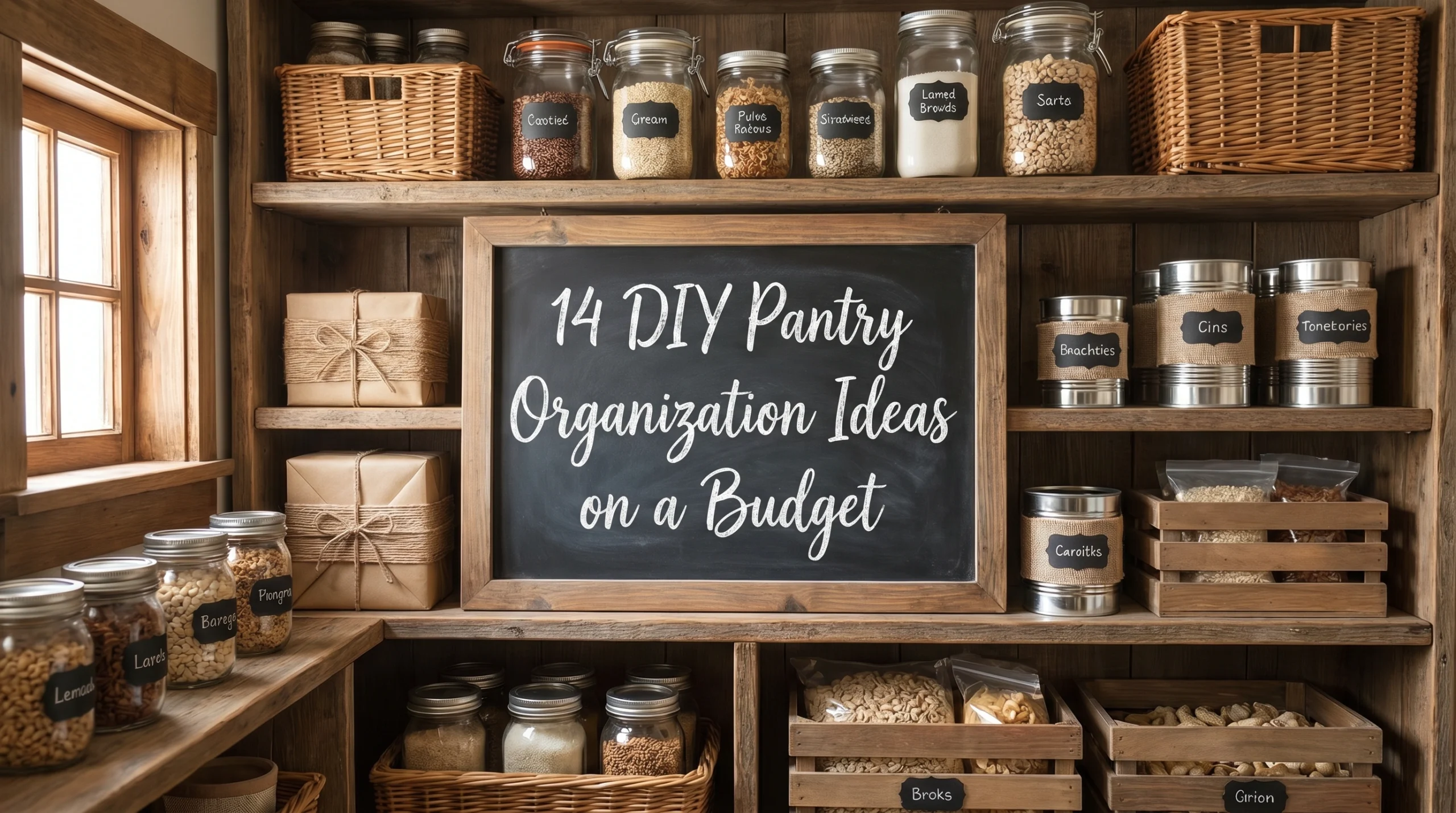 DIY Pantry Organization Ideas