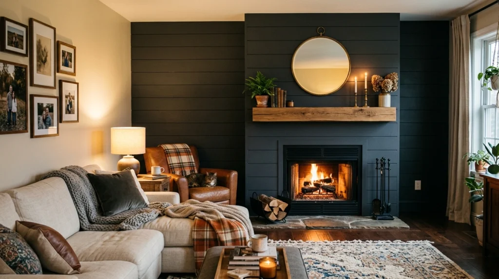 Dark Gray Shiplap for Modern Depth