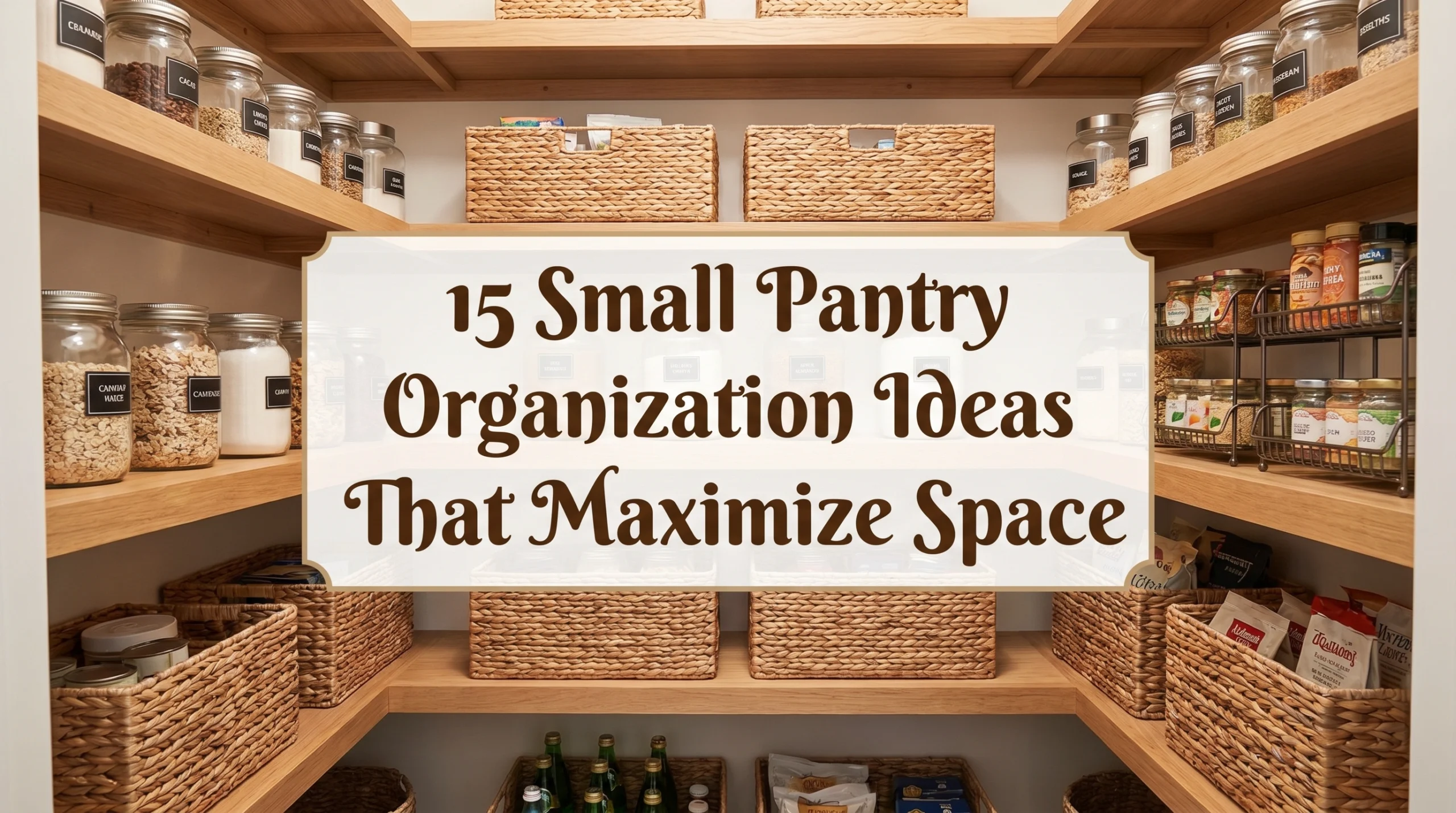Small Pantry Organization Ideas