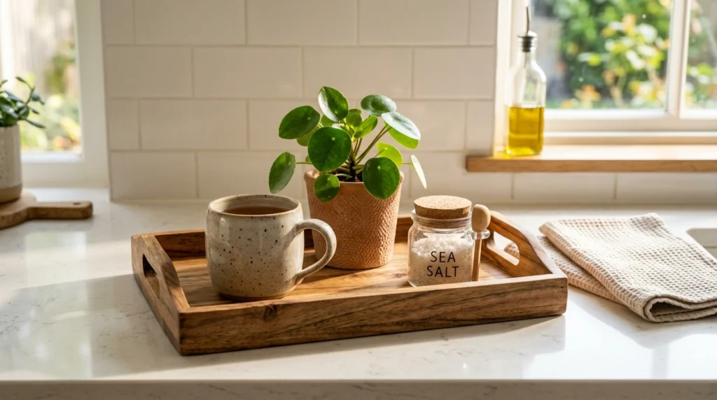 Clear Countertops for Instant Calm