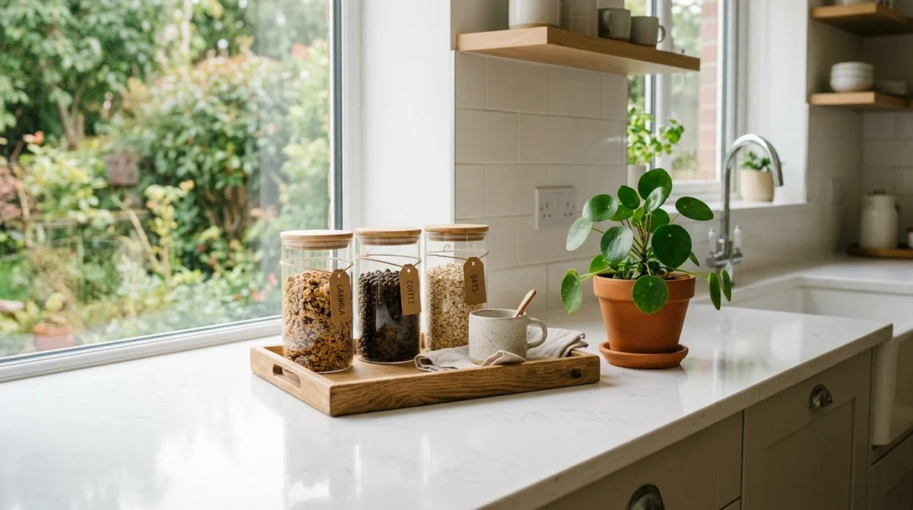 Open Kitchen Organization That Feels Calm