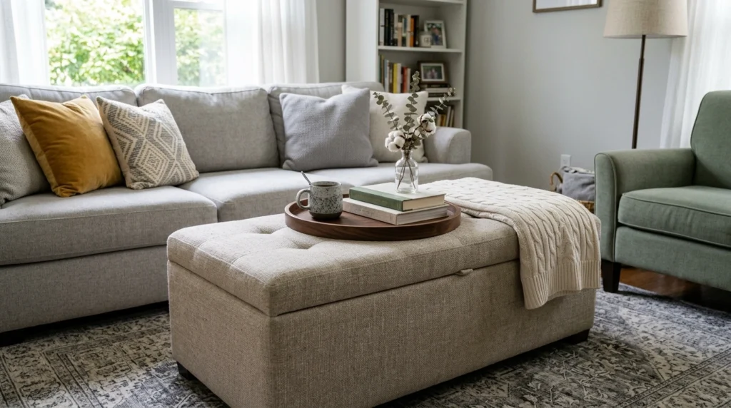 Use Hidden Storage Furniture