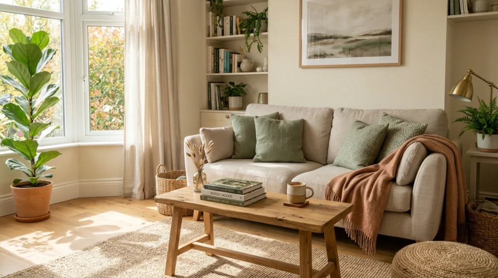 Neutral Base with Soft Color Accents