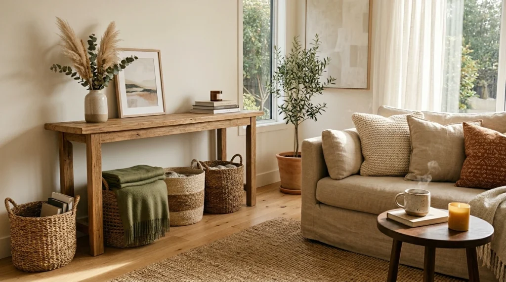 Hidden Storage Baskets That Blend In