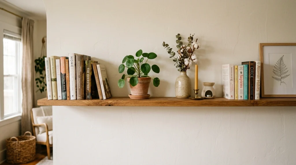 Edit Your Shelves for Breathing Space