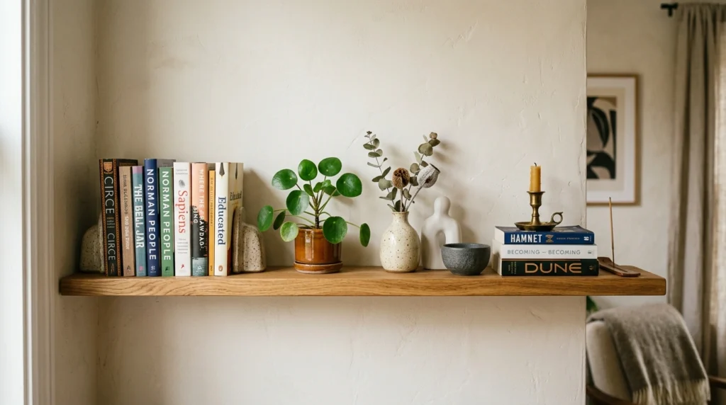 Style a Simple Shelf Display