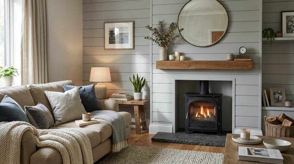 Soft Gray Shiplap for Subtle Elegance