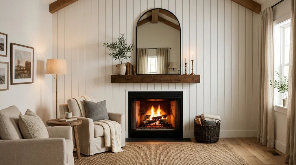 Floor-to-Ceiling Shiplap Statement