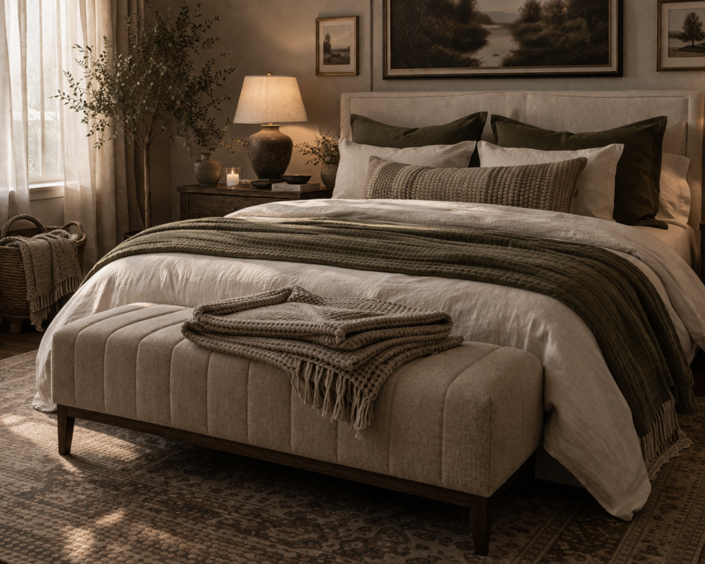 Upholstered Benches for Comfort