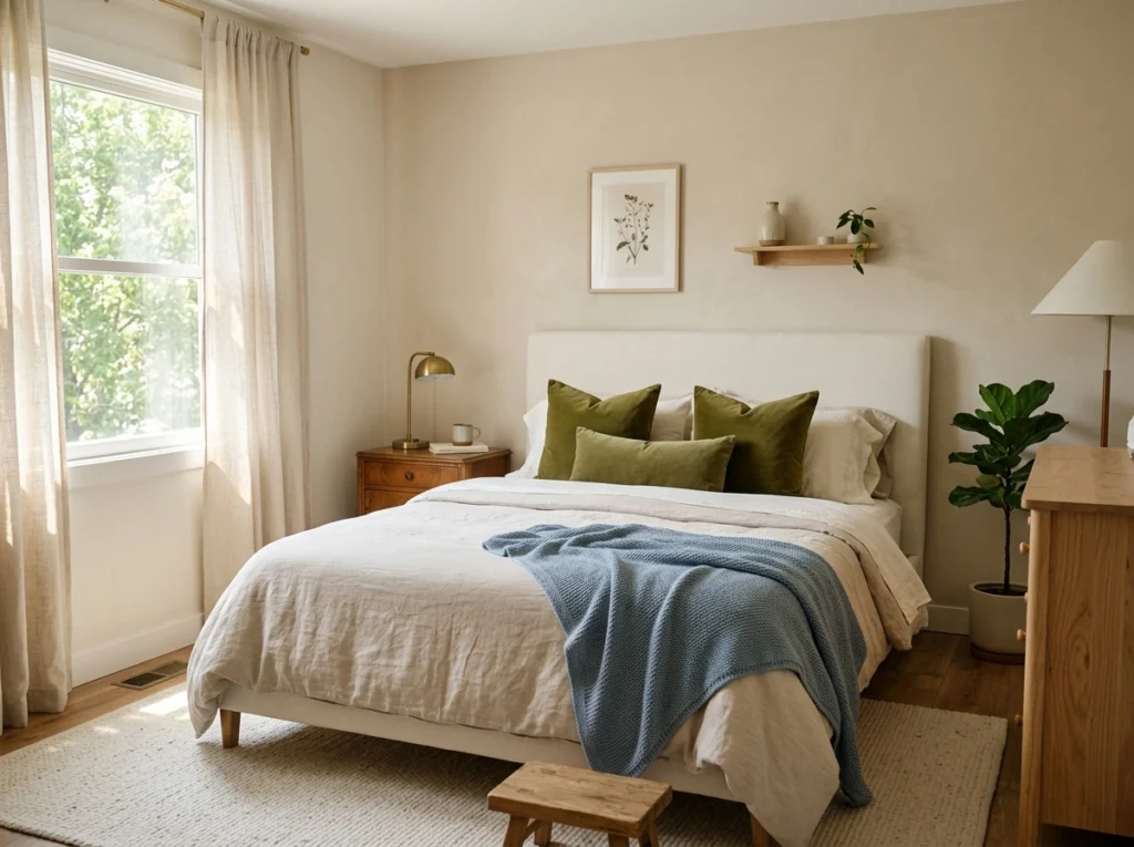 Layered Linen Bedding for Soft Texture