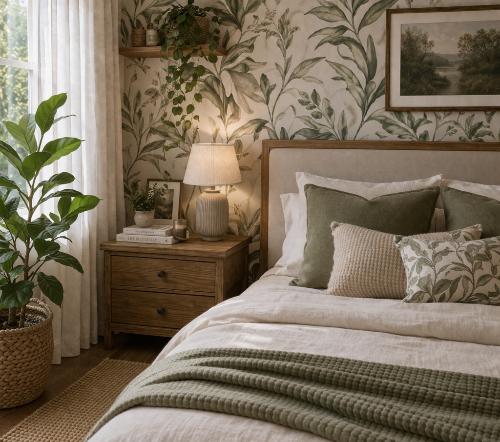 Oversized Floral Statement Wall