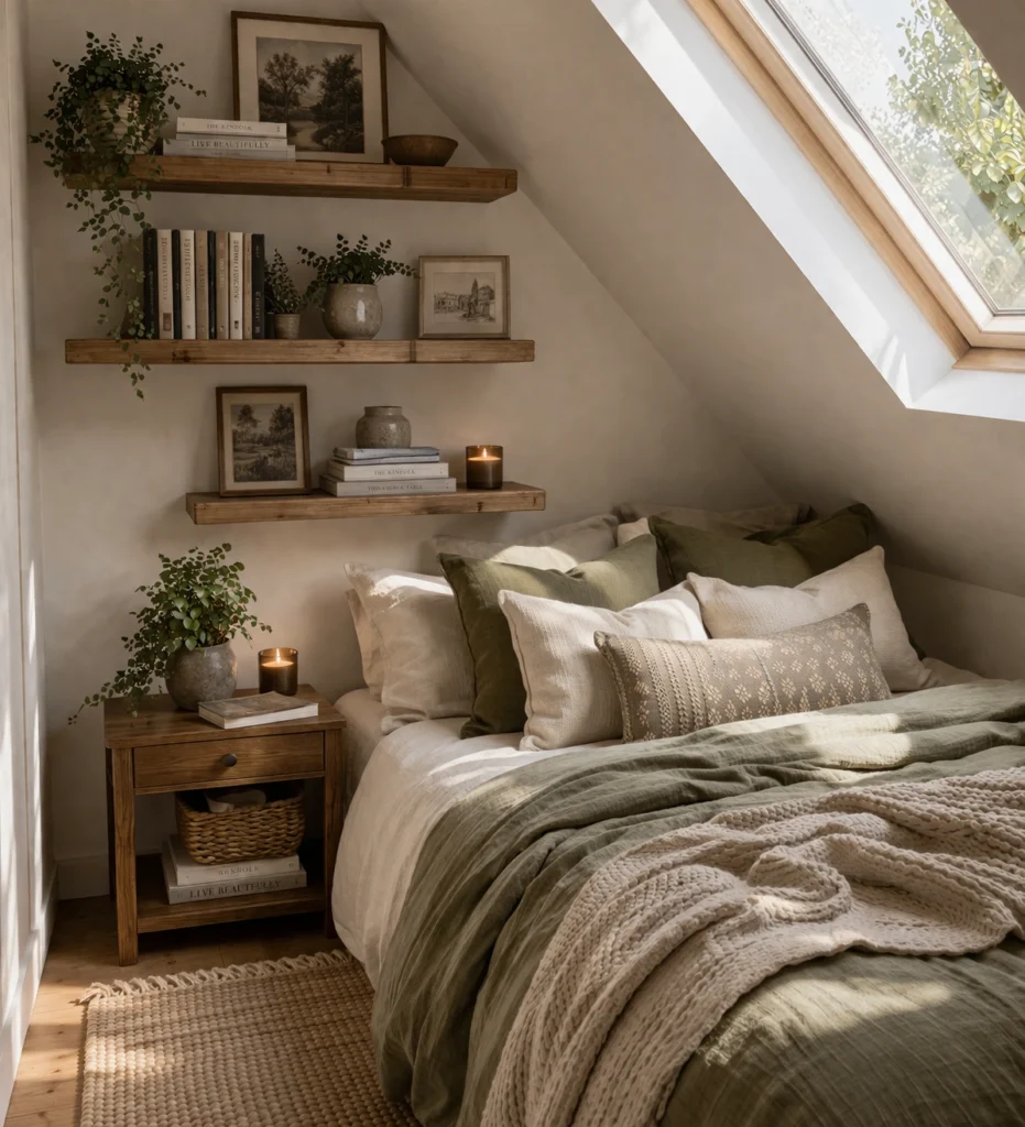 Statement Wall That Draws the Eye Up