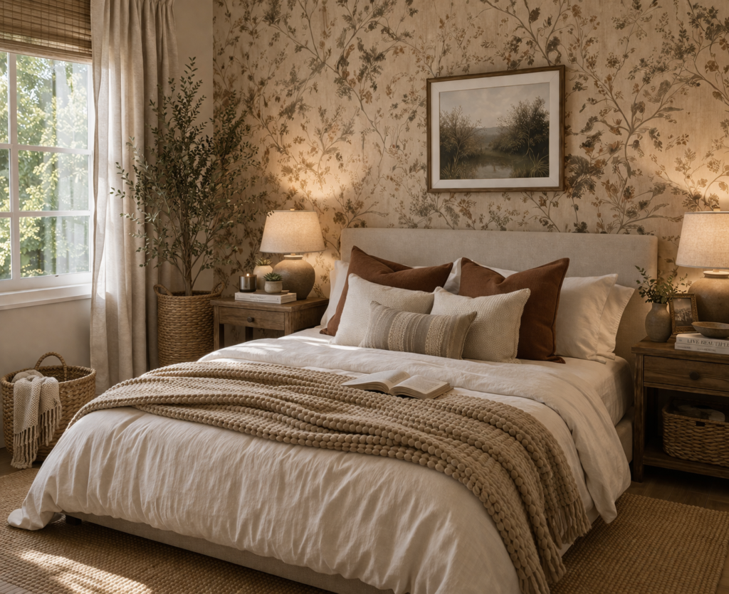 Botanical Wallpaper for a Fresh, Natural Vibe