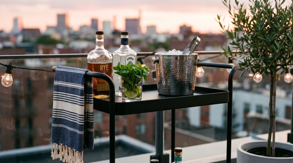 10. The Outdoor Bar Cart