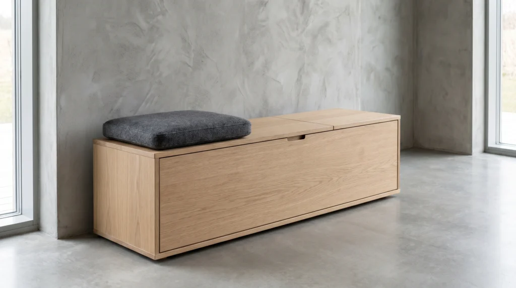 The Zero-Clutter Storage Bench